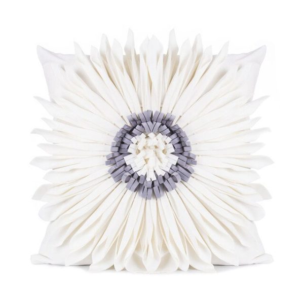 Cushion Cover Decorative Pillow Case Modern Artistic Creative Cotton Daffodil Chrysanthemum Flora Home Decor Home