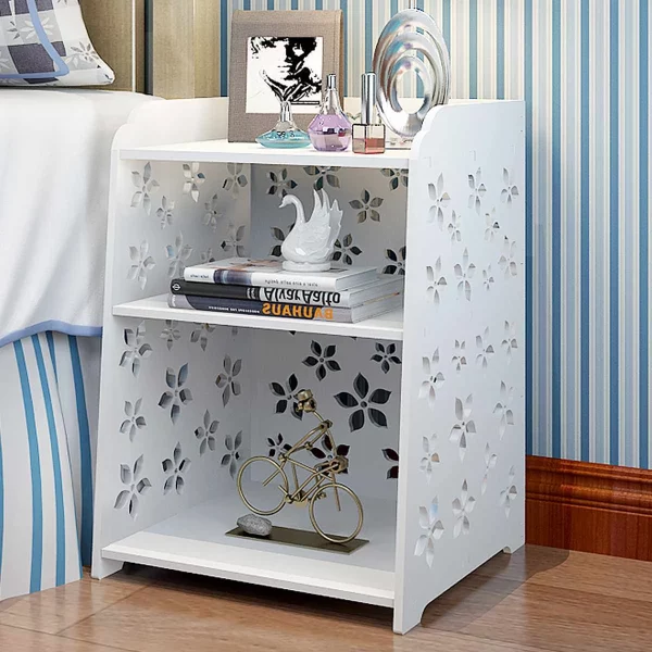 S L Modern Home Bedroom Bedside Table Storage Cabinet Organizer Shelving Rack Drawer Wood Plastic Nightstands.jpg Q90.jpg